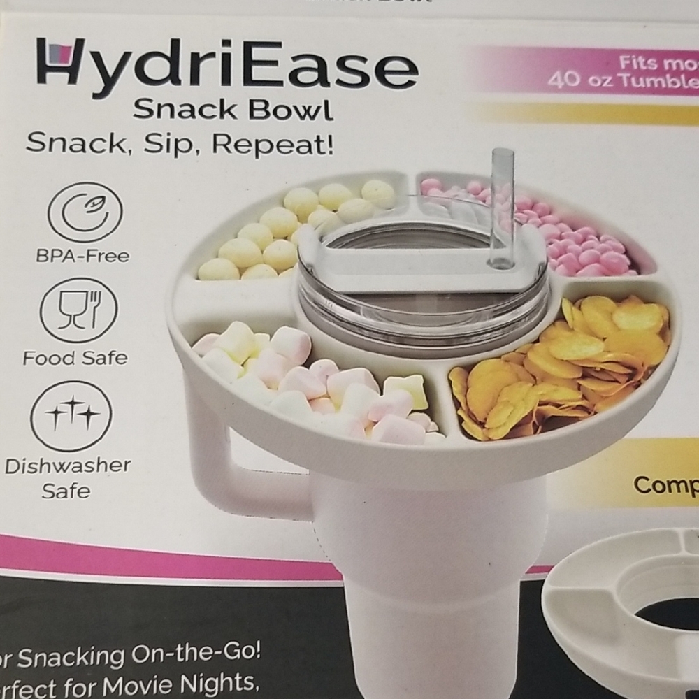 HydriEase Snack Bowl For Tumblers